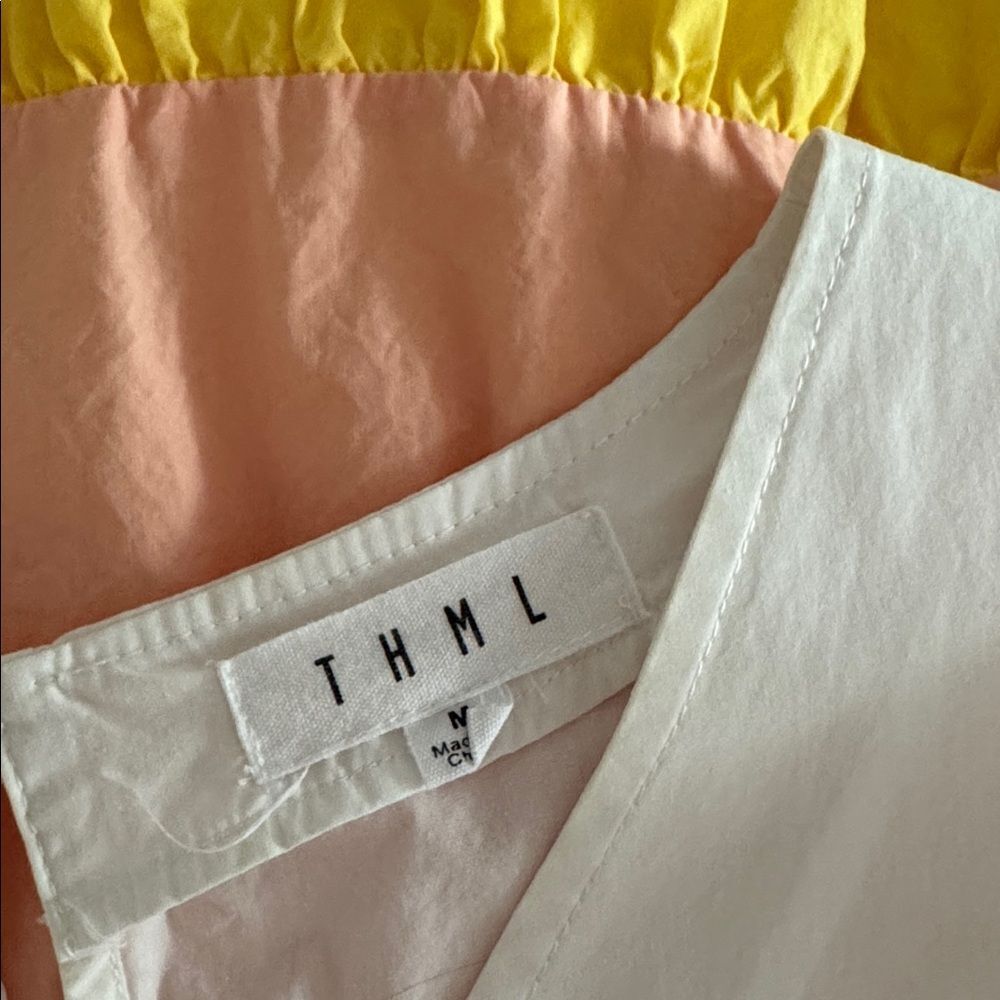 THML Multicolor Ruffle Sleeve Dress - Picture 6 of 6